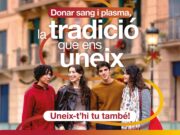 El Banc de Sang llencen una campanya per impulsar la tradició de donar sang a les festes nadalenques