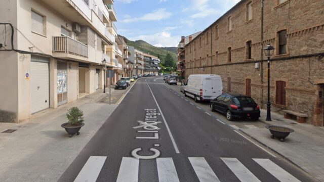 Imatge del carrer Llobregat (Puig-reig)